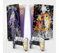 FFRAME - Sticker PS5 Naruto, Autocollant PlayStation 5 Manga, Console et Manette, Edition Standard&Digitale, Skin Gaming play5 Vinyle Habillage (Edition Digital + 2 Manettes)
