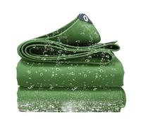 Ffsaacol Bâche avec œillets, Bâche de Protection Camion, Toile PVC 500 g/m², renforcée et imperméable, pour bâchage de Panneau latéral de Camion et cargaisonGreen, 3.5x7m/11.5x23.0ft