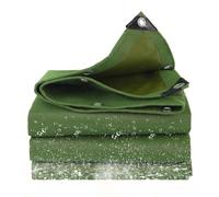 Ffsaacol Bâche avec œillets, Bâche de Protection Camion, Toile PVC 650 g/m², renforcée et imperméable, pour bâchage de Panneau latéral de Camion et cargaisonGreen, 5x7m/16.4x23.0ft