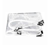 Ffsaacol Bâche étanche Transparente avec œillets, Bâche Transparente pour Pergola, Bâche Imperméable extérieurClear, 2x10m/6.6x32.8ft
