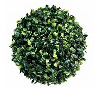 Ffsaacol Boules de topiaire artificielles, Couleur réaliste, Boule de Verdure factice Extra-Large, sphères de Jardin extérieures Green, 24in/61cm