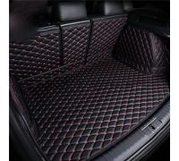 FFSWQAZ4A1 Tapis Coffre Voiture pour Mitsubishi Outlander III (Facelift) 7-Seat 2019 2020,Tapis de Bagages Durables Accessoires Voiture Intérieur,Black Red