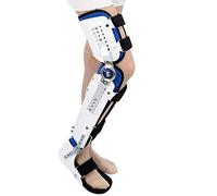 FFTDCYHT Orthèse de Compression du Genou, genouillère articulée réglable, Support de Genou stabilisateur pour l'arthrite du LCA, genouillère stabilisatrice de Jambe complète, exosquelette de Jambe