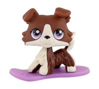 FFTYAOPB Mini Pet Shop Jouets pour animaux, Collie, teckel, cocker, chat, dogue allemand, chaton, husky et autres mini jouets pour animaux de compagnie, avec accessoires mignons, petit jouet à