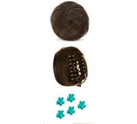 FFWTPY 2 Pcs Postiche Cheveux Naturel Donut Synthétique Épingles Cheveux Accessoires Coiffure Élégante Extension Capillaire Naturelle Postiche Rapide pour Femmes et Filles