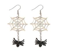 FFWTPY Boucles d'Oreilles Femme Halloween Vintage Araignée en Forme Pendantes Gothique Exagérée Bijoux Accessoires Cosplay pour Femmes et Filles