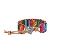 FFWTPY Bracelet Homme Femme Pierre Naturelle Lithotherapie Réglable Bracelets Oeil de Tigre Perles Buddha Élastiques Pierres Précieuses Cadeau pour Hommes