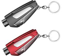 FFWTPY Brise Vitre Coupe Ceinture Porte Clés Marteau de Sécurité Peut Être Utilisé en Cas d'urgence dans la Voiture Placé Le Compartiment