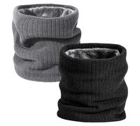 FFWTPY Écharpe Hiver Tubulaire Foulard Ski Chaud Cache Cou-Cou Hiver écharpe Coupe Cagoule Cache-Élastique Épais Doux Fleece Echarpe Hommes et Femmes-Cou Gaiter Masque