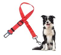 FFWTPY Laisse Élastique Réglable Ceinture Sécurité Voiture Chien Harnais Ajustable Protection Automobile Animaux Compagnie Nylon Résistant Boucle Robuste