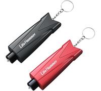 FFWTPY Marteau Brisevitre Urgence Porteclés Coupeceinture Sécurité Auto Moto Accessoire Survie Compact Robuste