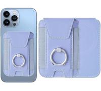 FFWTPY Porte Cartes Adhésif Magnétique pour Téléphone Portable Support De Bague Intégré Compatible avec Iphone Et Android Accessoire Élégant Et Pratique pour Smartphone Lot De 2