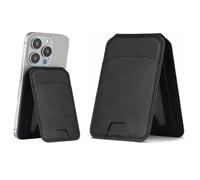 FFWTPY Portecartes Magnétique Pliable Support Téléphone Portable Cuir Synthétique Rangement Compact Adhésif Universel Accessoire Smartphone