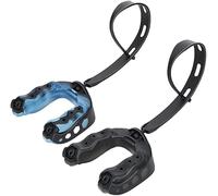 FFWTPY Protègedents Sport Professionnel Ergonomique Gel Silicone Mouthguard Protection Dentaire Boxe Rugby Basketball Hockey Lanière Réglable Adulte