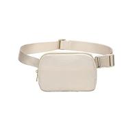 Ffwtpy Sac Banane De Randonnée Léger Et Résistant Ceinture Ajustable Poche Zippée Sécurisée Idéal pour Activités De Plein Air Sports Voyages Unisexe Noir Élégant