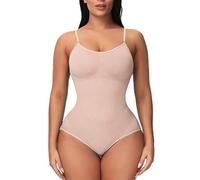 FFWTPY Shapewear Femme Body Gainant Ventre Plat Bodys Sculptant Amincissante Combishort Gaine Minceur Ultrafort sans Couture Bretelles Réglables Invisible Postpartum