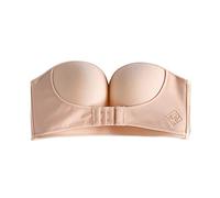 FFWTPY Soutien Gorge sans Bretelles Invisible Bandeau Forme Pushup Soutiens Gorges Femme avec Armature Confortable pour Robe Soirée Mariage Cérémonie