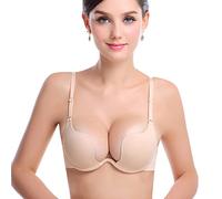 FFWTPY Soutiensgorge Femme sans Armature Balconnet Confortable Sousvêtement Quotidien Soutien Gorge Classique Minimiseur Maintien Parfait pour Tous Types de Poitrine
