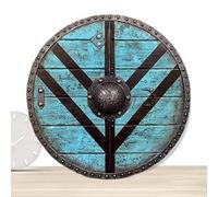 FFXS Bouclier Viking médiéval,Bouclier décoratif pour Le Bureau | Ornement Mural, Bouclier décoratif pour Murs, clôtures, Chambres, Bureaux, Cadeau Viking