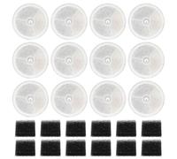 FFYan 12 Pièces Distributeur d’Eau filtrante pour Chat et Chien Compatibles avec PETKIT Ever Weet 2S/3/3 Pro/Solo/Solo SE,Avec filtre pour fontaine à chat et éponge filtrante