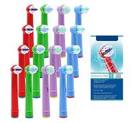 FFYan Lot de 16 pièces brosse à dents pour enfants pour Oral B, têtes de brosse de rechange pour enfants pour brosse à dents électrique rechargeable avec emballage