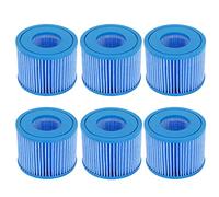 FFyan Lot de 6 filtres de Type VI pour Best-Way Filtre Piscine Cartus Taille 6 Piscine Filtre Cartouche -58323, Cartouches de Filtre Spa Filtre de Nettoyage de Piscine