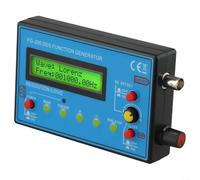 FG-200 DDS Générateur de fonctions 0,01 Hz à 500 kHz avec compteur de fréquence, 15 formes d'ondes, y compris sinusoïdal, rectangle, triangle, module de signal portable pour oscilloscope et test de