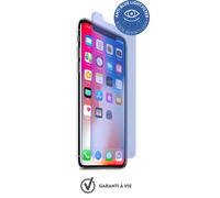 Protection d'écran Anti-Bleu Garanti à Vie en Organique Force Glass pour iPhone X/XS/11 Pro