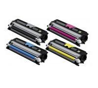 FG Encre Cartouche de Toner Compatible pour Konica Minolta MAGICOLOR 1600W Lot de 4 - Noir/Cyan/Magenta/Jaune