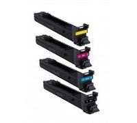 FG Encre Cartouche de Toner Compatible pour Konica Minolta MAGICOLOR 5550 Lot de 4 - Noir/Cyan/Magenta/Jaune