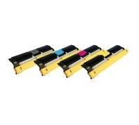 FG Encre Cartouche de Toner Compatible pour Konica Minolta QMS2400 BK/C/M/Y Lot de 4 - Noir/Cyan/Magenta/Jaune