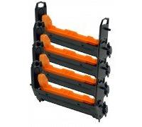 FG Encre Cartouche de Toner Compatible pour Oki C7100 BK/C/M/Y Lot de 4 - Noir/Cyan/Magenta/Jaune