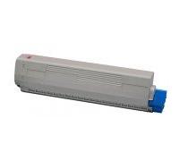 FG Encre Cartouche de Toner Compatible pour Oki C822 Magenta