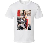 FG2677ADS Aaliyah Djing Music Fan T Shirt Manches Courtes(X-Large)