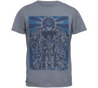 FG2677ADS Jimi Hendrix Mens Bold As Love Soft T-Shirt 2X-Large Grey Manches Courtes(Large)