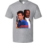 FG2677ADS Lethal Weapon Classic Retro Action Movie T Shirt Manches Courtes(3X-Large)