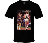 FG2677ADS Magic Johnson and Larry Bird Basketball Legends Fan T Shirt Manches Courtes(Large)