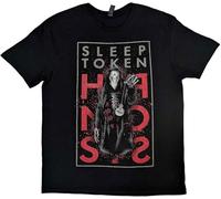 FG2677ADS Men's Sleep Token Hypnosis Slim Fit T-Shirt Black Manches Courtes(XX-Large)