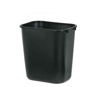 rubbermaid rubbermaid corbeille à papier, 26,6 litres, pe, noir noir Noir G