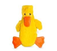 FGA MARKETPLACE Jouet en peluche pour chien en forme de canard plat, sans rembourrage, sans couinement, style amusant qui divertira votre chien pendant des heures, recommandé pour les chiens de petite