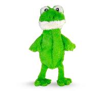 FGA MARKETPLACE Jouet en Peluche pour Chien Grenouille Plate sans Rembourrage sans couinement - Style Amusant Qui divertira Votre Chien Pendant des Heures - Recommandé pour Les Chiens de Petite et