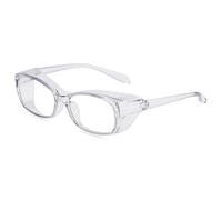 FGAQLUK Lunettes Anti-allergie Anti-pollen for Adultes, Lunettes Anti-lumière Bleue, Anti-buée, Lunettes Globales, Adaptées Aux Environnements Spéciaux Et Aux Personnes Ayant Les Yeux Sensibles (Colo
