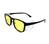 FGAQLUK Lunettes Anti-allergie Anti-pollen For Adultes, Monture Intégrale En Silicone Étendue - Lunettes Amovibles, Anti-lumière Bleue, Anti-buée Et Anti-UV (Color : Night vision)