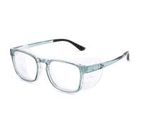 FGAQLUK Lunettes Anti-allergie Anti-pollen For Adultes, Monture Intégrale En Silicone Étendue - Lunettes Amovibles, Anti-lumière Bleue, Anti-buée Et Anti-UV (Color : Bleu)