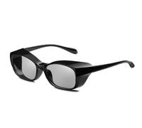 FGAQLUK Lunettes Anti-allergie Au Pollen, Lunettes De Soleil Polarisées, Lunettes Anti-buée Anti-lumière Bleue, Protection Tridimensionnelle, Adaptées Aux Personnes Ayant Les Yeux Sensibles(Color:Blac