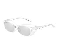 FGAQLUK Lunettes Anti-allergie Au Pollen, Lunettes De Soleil Polarisées, Lunettes Anti-buée Anti-lumière Bleue, Protection Tridimensionnelle, Adaptées Aux Personnes Ayant Les Yeux Sensibles(Color:Blan