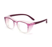 FGAQLUK Lunettes Anti-pollen for Enfants, Lunettes Anti-lumière Bleue TR90, Lunettes À Monture Complète, Anti-buée Et Anti-pulvérisation, Lunettes De Sécurité Adaptées Aux Enfants Âgés De 4 À 14 Ans (