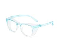 FGAQLUK Lunettes Anti-pollen for Enfants, Lunettes Anti-lumière Bleue TR90, Lunettes À Monture Complète, Anti-buée Et Anti-pulvérisation, Lunettes De Sécurité Adaptées Aux Enfants Âgés De 4 À 14 Ans (