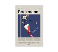 FGDHJ Poster sur toile Antoine Griezmann - Décoration murale pour salon, chambre à coucher - 30 x 45 cm