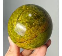 FGDIUCVN Boule D'opale Verte Naturelle Magique,Boule De Cristal De Quartz,Spécimen Minéral,Gemme Décorative Spirituelle pour La Maison Et Le Bureau,Opale Verte,300-350g